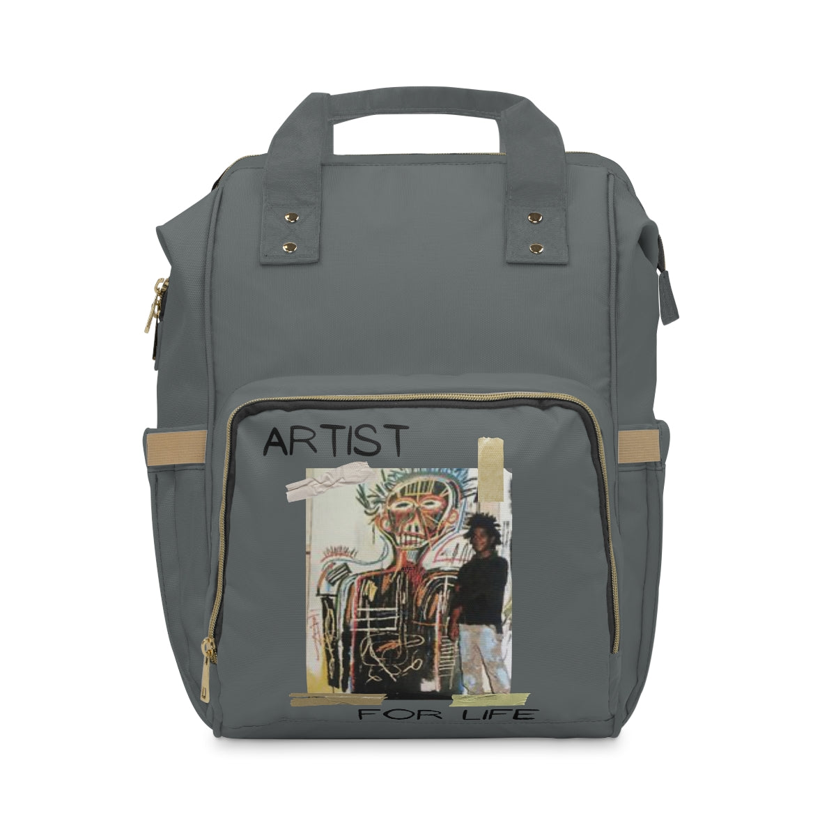 A4L "Basquiat" Multi pocket Artists Backpack